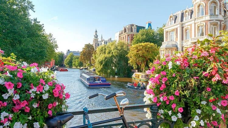 Recorrido a pie por Ámsterdam y crucero por los canales