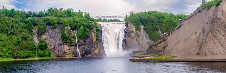 Aventura en bicicleta a las cataratas de Montmorency