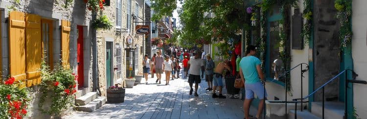 Un paseo por el viejo Quebec y degustación de vinos
