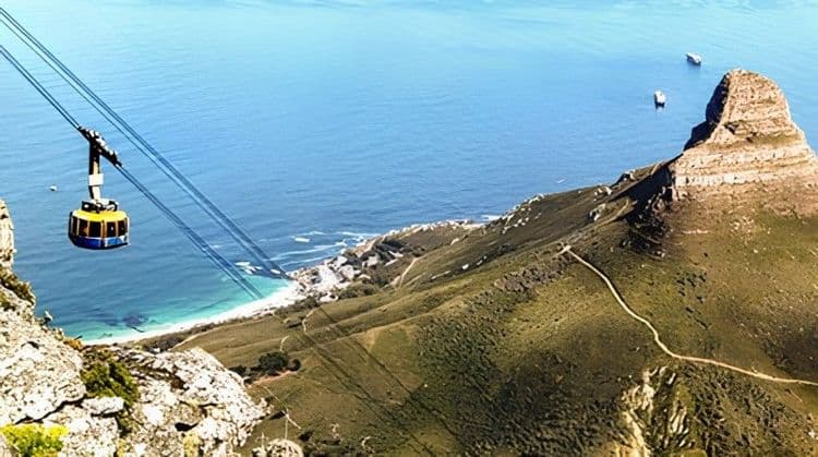 Cape Town And Table Mountain Ending At The Airport