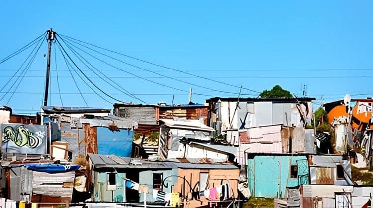 Khayelitsha Township Ending At The Airport