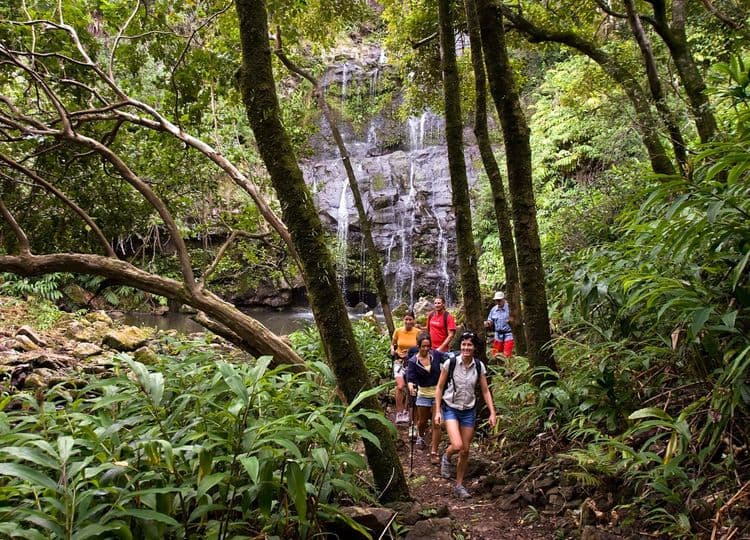 Aventura en las cascadas de Kohala