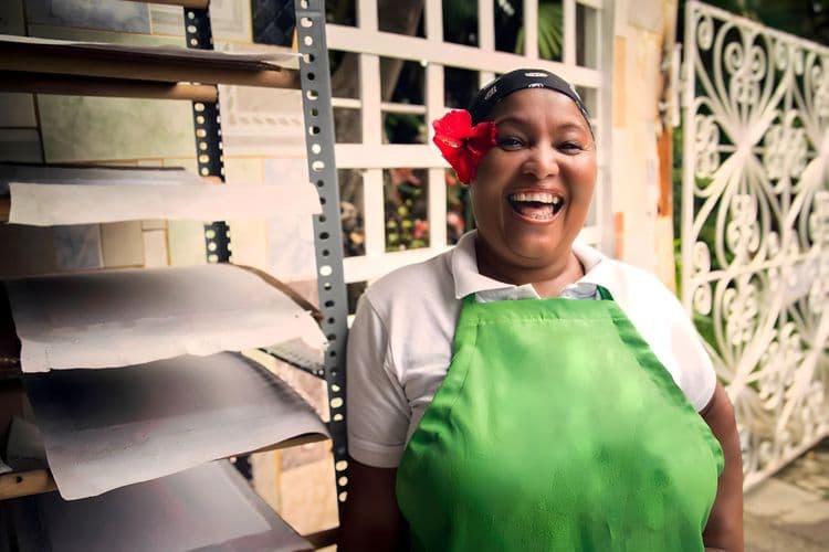 Local Women's Co-op: Recycled Art Project