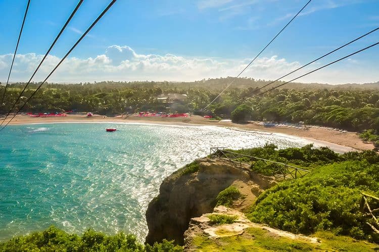 Zip-lining Over the Ocean