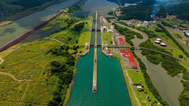 New Locks & Former Panama Canal Zone