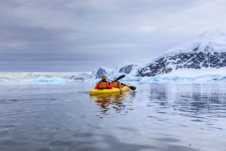 Kayak with Silversea Expedition Team