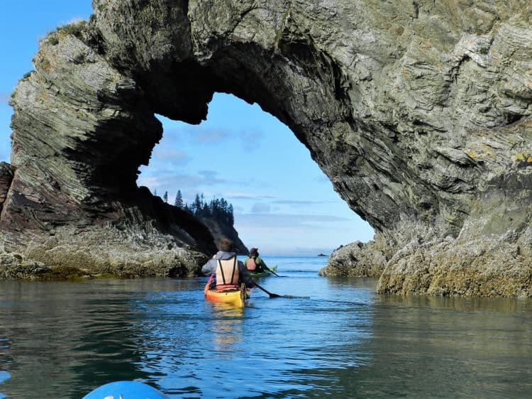 Kayak en Isla Águila
