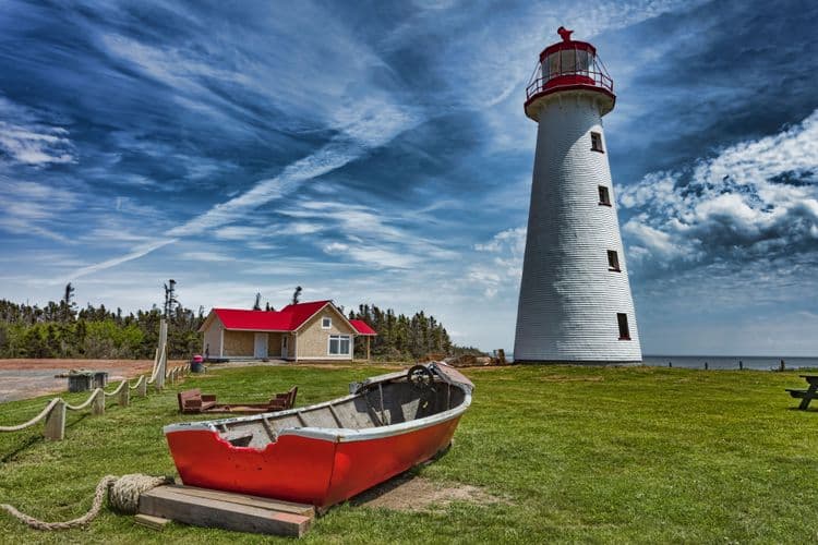 Costa de PEI y faros históricos