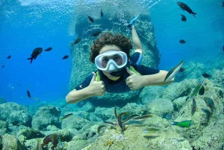 Deep Water Snorkeling with Silversea Expedition team