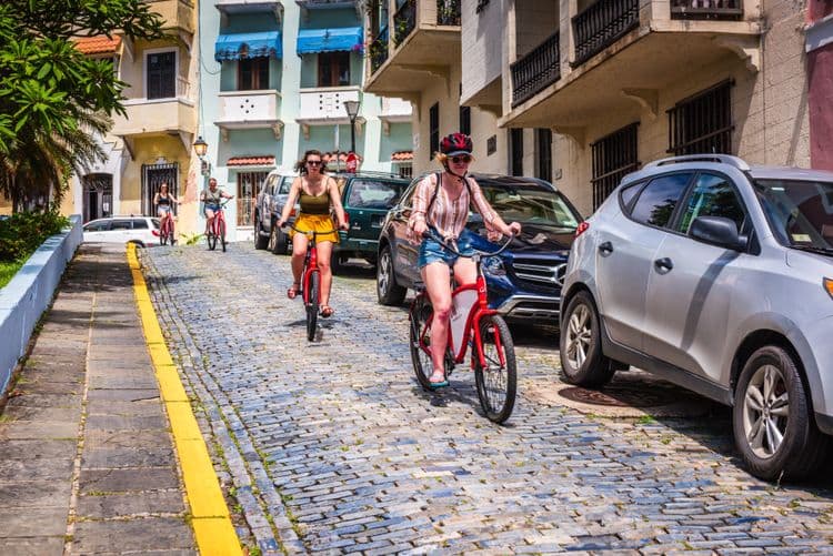 Biking In Old San Juan